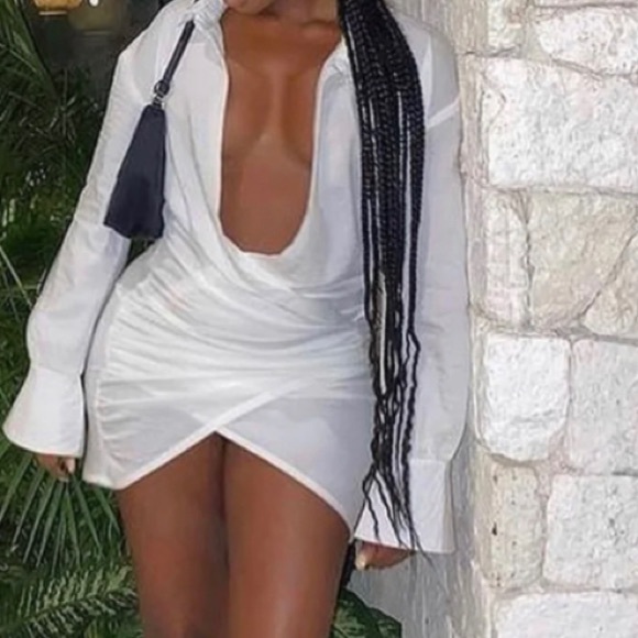 COPY - White Yasmin Dress - Picture 1 of 1